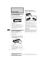 Предварительный просмотр 58 страницы Sony CDX-4160RDS Operating Instructions Manual