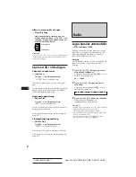 Предварительный просмотр 60 страницы Sony CDX-4160RDS Operating Instructions Manual