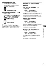 Preview for 7 page of Sony CDX-4170R Operating Instructions Manual