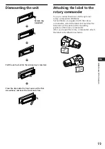 Предварительный просмотр 19 страницы Sony CDX-4180R Operating Instructions Manual