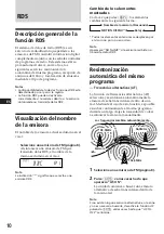 Предварительный просмотр 32 страницы Sony CDX-4180R Operating Instructions Manual