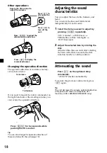 Предварительный просмотр 18 страницы Sony CDX-4240R Operating Instructions Manual