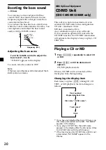 Предварительный просмотр 20 страницы Sony CDX-4240R Operating Instructions Manual