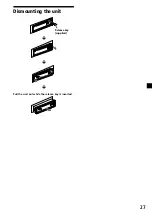 Предварительный просмотр 27 страницы Sony CDX-4240R Operating Instructions Manual