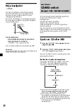 Предварительный просмотр 110 страницы Sony CDX-4240R Operating Instructions Manual