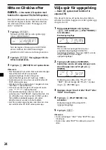 Предварительный просмотр 114 страницы Sony CDX-4240R Operating Instructions Manual