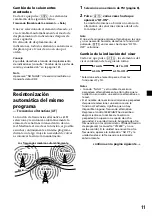 Предварительный просмотр 35 страницы Sony CDX-4270R Operating Instructions Manual