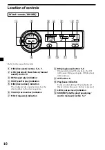 Предварительный просмотр 10 страницы Sony CDX-434RF - Compact Disc Changer System Operating Instructions Manual