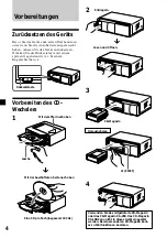 Предварительный просмотр 16 страницы Sony CDX-434RF - Compact Disc Changer System Operating Instructions Manual