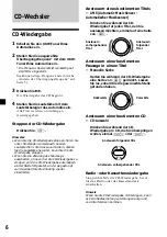 Предварительный просмотр 18 страницы Sony CDX-434RF - Compact Disc Changer System Operating Instructions Manual