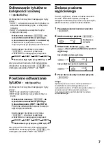 Предварительный просмотр 31 страницы Sony CDX-434RF - Compact Disc Changer System Operating Instructions Manual