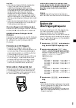 Preview for 41 page of Sony CDX-444RF - Compact Disc Changer System Operating Instructions Manual