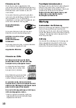 Preview for 46 page of Sony CDX-444RF - Compact Disc Changer System Operating Instructions Manual