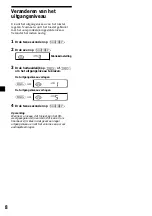 Preview for 56 page of Sony CDX-444RF - Compact Disc Changer System Operating Instructions Manual