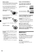 Preview for 10 page of Sony CDX-454RF - Compact Disc Changer System Operating Instructions Manual