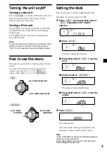 Предварительный просмотр 7 страницы Sony CDX-4800X Operating Instructions Manual