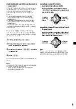 Предварительный просмотр 9 страницы Sony CDX-4800X Operating Instructions Manual