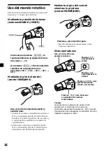 Предварительный просмотр 34 страницы Sony CDX-4800X Operating Instructions Manual