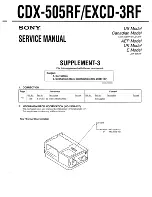 Предварительный просмотр 51 страницы Sony CDX-505RF - Compact Disc Changer System Service Manual