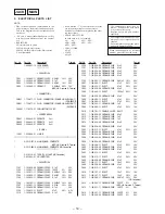 Предварительный просмотр 62 страницы Sony CDX-505RF - Compact Disc Changer System Service Manual