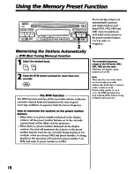 Предварительный просмотр 16 страницы Sony CDX-5070 Operating Instructions Manual