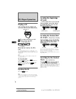 Preview for 6 page of Sony CDX-5100 Operating Instructions Manual