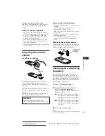 Предварительный просмотр 5 страницы Sony CDX-52RF Operating Instructions Manual