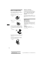 Предварительный просмотр 8 страницы Sony CDX-52RF Operating Instructions Manual