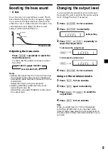 Предварительный просмотр 9 страницы Sony CDX-555RF Operating Instructions (English/Espanol) Operating Instructions Manual