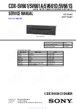 Sony CDX-5V661 Service Manual preview