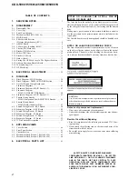 Предварительный просмотр 2 страницы Sony CDX-5V661A Service Manual