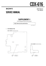 Предварительный просмотр 44 страницы Sony CDX-616 Service Manual