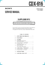 Предварительный просмотр 55 страницы Sony CDX-616 Service Manual