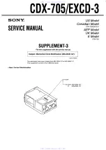 Предварительный просмотр 14 страницы Sony CDX-705 - Compact Disc Changer System Service Manual