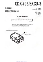 Предварительный просмотр 17 страницы Sony CDX-705 - Compact Disc Changer System Service Manual