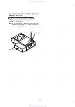 Предварительный просмотр 32 страницы Sony CDX-705 - Compact Disc Changer System Service Manual