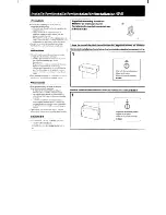 Предварительный просмотр 5 страницы Sony CDX-71 - Compact Disc Changer System Operating Instructions Manual