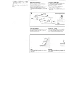 Предварительный просмотр 8 страницы Sony CDX-71 - Compact Disc Changer System Operating Instructions Manual