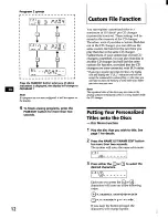 Предварительный просмотр 14 страницы Sony CDX-71RF - Compact Disc Changer System Operating Instructions Manual