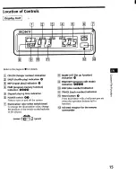 Предварительный просмотр 17 страницы Sony CDX-71RF - Compact Disc Changer System Operating Instructions Manual