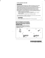 Предварительный просмотр 2 страницы Sony CDX-727 - Compact Disc Changer System Operating Instructions Manual