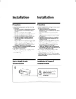 Предварительный просмотр 3 страницы Sony CDX-828 - Compact Disc Changer System Operating Instructions Manual