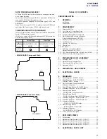 Предварительный просмотр 3 страницы Sony CDX-848X - Compact Disc Changer System Service Manual