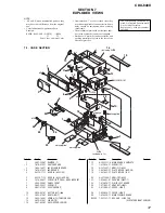 Предварительный просмотр 37 страницы Sony CDX-848X - Compact Disc Changer System Service Manual