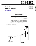 Предварительный просмотр 47 страницы Sony CDX-848X - Compact Disc Changer System Service Manual