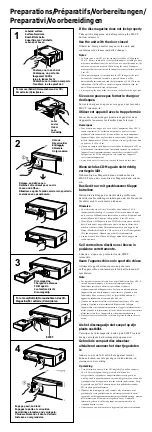 Предварительный просмотр 3 страницы Sony CDX-91 Operating Instructions