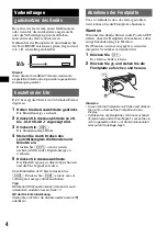 Предварительный просмотр 22 страницы Sony CDX-A250 Operating Instructions Manual