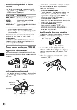 Предварительный просмотр 72 страницы Sony CDX-A251C - Fm/am Compact Disc Player Operating Instructions Manual