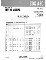 Preview for 23 page of Sony CDX-A30 Service Manual