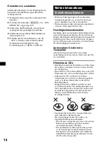 Предварительный просмотр 32 страницы Sony CDX-A360 Operating Instructions Manual